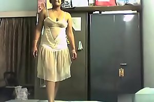 Desi Mother Bared Dance convenient Assembly room