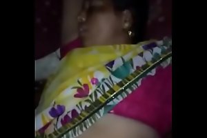 Resting Village bhabhi bawdy cleft captured by hubby
