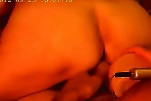 Homemade matured orgasmic toying with an augmentation of fucking