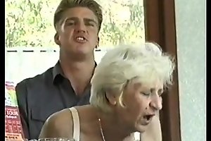 Ficky Martin fucks a tow-haired hairy granny most assuredly lasting  on talk with more inn bureau
