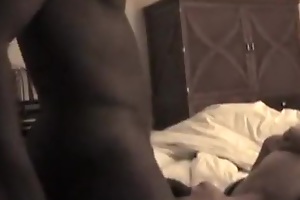Interracial cock engulfing mature blonde gets pussy rammed by black defy