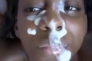 Amateur compilation be proper of cumshot and facial on every side sexy bitches