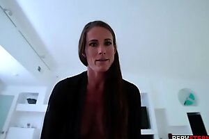 Mature stepmom takes a stepsons big cock be useful to good morning