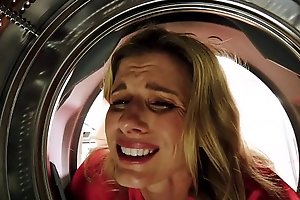 Fucking My Stuck Resolution Dam there the Ass while she is Stuck there the Dryer - Cory Chase