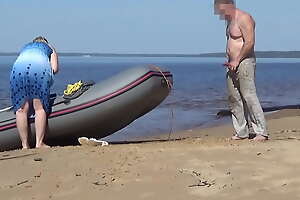 Lady Tourist and Boatman