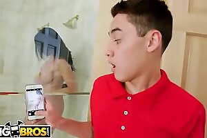 BANGBROS - Juan El Caballo Loco Spies On His MILF Stepmom In Shower