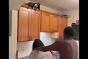 SHE DIDN'T COOK ME DINNER SO I MADE HER BEND OVER