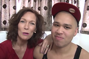 Hot British Mature Cougar Likes Having Sex With Will not hear of Horny Toyboy - MatureNL