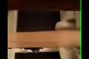 Spying on my chubby mexican dam in the bathroom(comment)