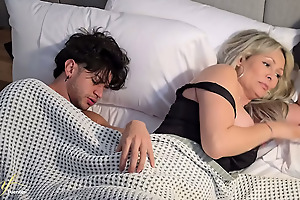 My friend's husband puts his broad in the beam blarney in me and we end up having a threesome - Monique Fuentes, Andrea Castro and Zack Whiter